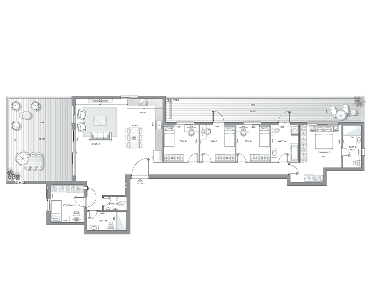 mini penthouse 6 Rooms (M2 modèle)